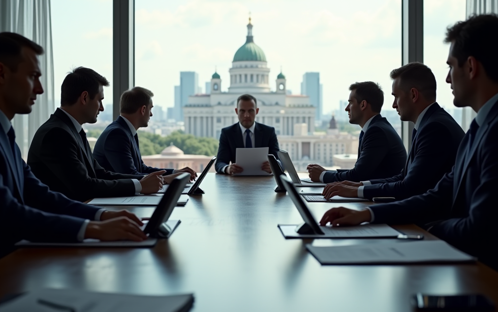 Иллюстрация 1: Организация закупок: Эффективный Путь для Госкомпаний Графическое сопровождение статьи "44-ФЗ: эффективная организация закупок для госкомпаний в Омске"